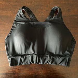 Athleta black high support sports bra